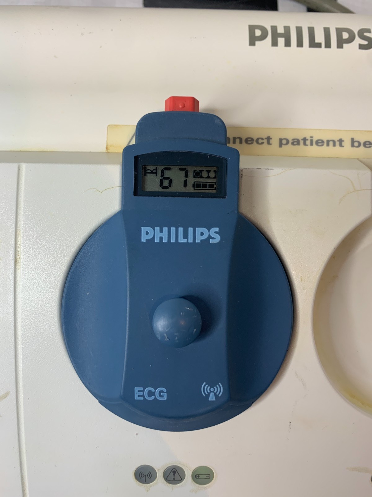 Used Philips M2720A Avalon CTS Cordless Fetal Monitoring Base Docking Station M2727A