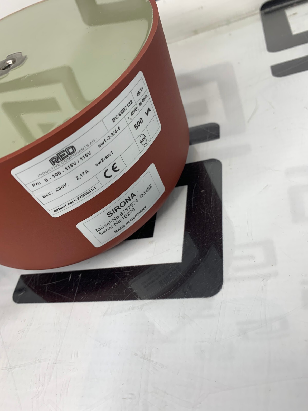 Used SIRONA CEREC BLUECAM AC POWER SUPPLY D3492 TRANSFORMER ACQUISITION UNIT 6187574