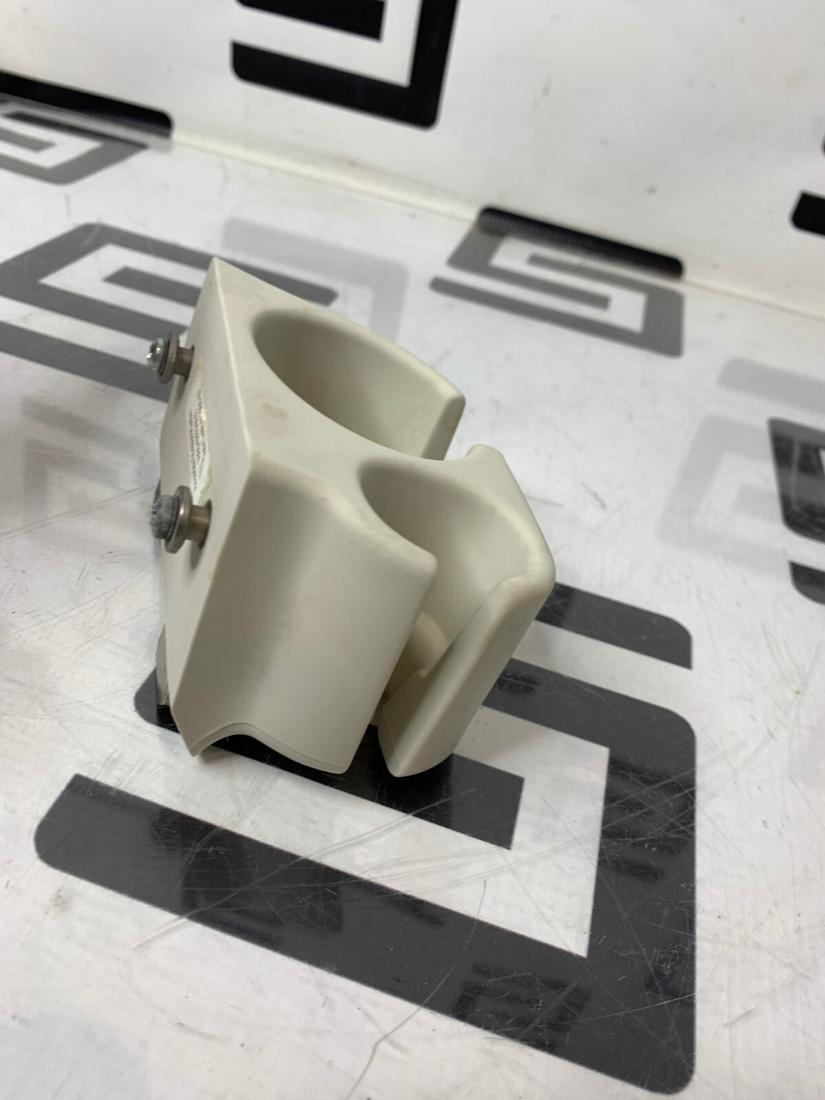 Used PHILIPS IU22 IE33 3000-0878-01 E RIGHT HOLDER CUP  PROBE TRANSDUCER RH R INSERT