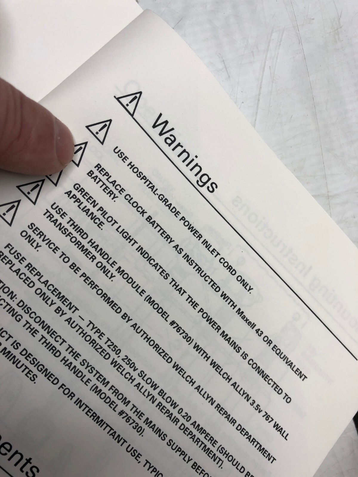 Used Welch Allyn 767 Series Transformer Otoscope Ophthalmoscope w/ Clock GUARANTEED