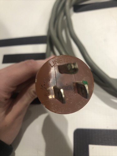 Used Linetek LP-20 E70782 AC HOSPITAL GRADE Power Cord Cable Plug For 300V 18AWG 105C