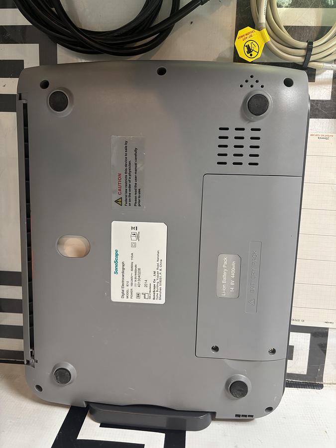 Used SonoScape IE12 Digital 12-channel ECG EKG w/ Leads IE-12 TESTED WARRANTY