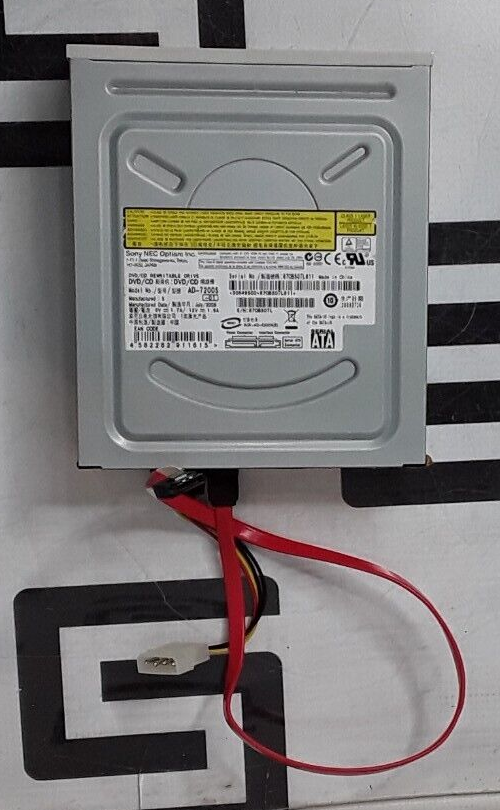 Used Sony AD-7200S Dell 0D417C DVD±RW Drive SATA Rewritable DvD/CD DVD/RW Disc Drives