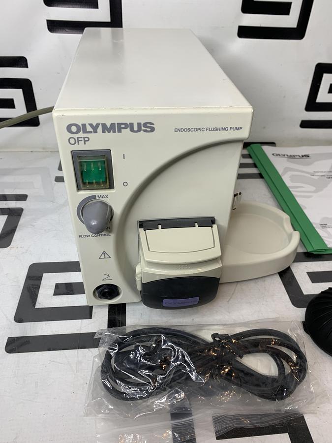 Used Olympus OFP Endoscopic Flushing Pump Irrigation TESTED WARRANTY