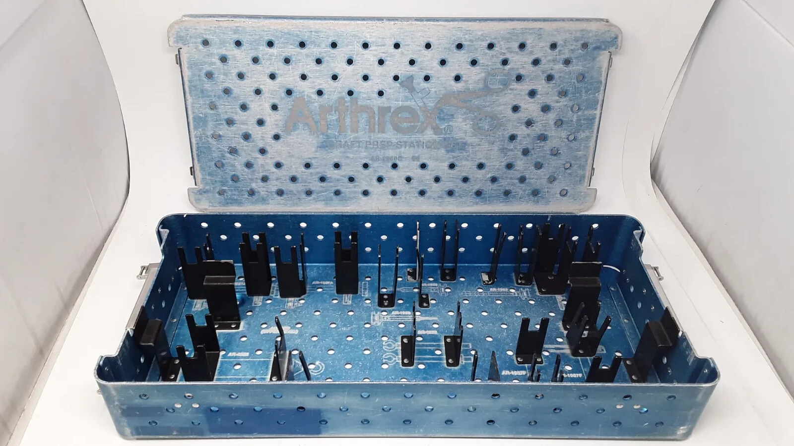 Used Arthrex Sterilization Case Tray AR-2950C Tray & Lid Only Prep Station