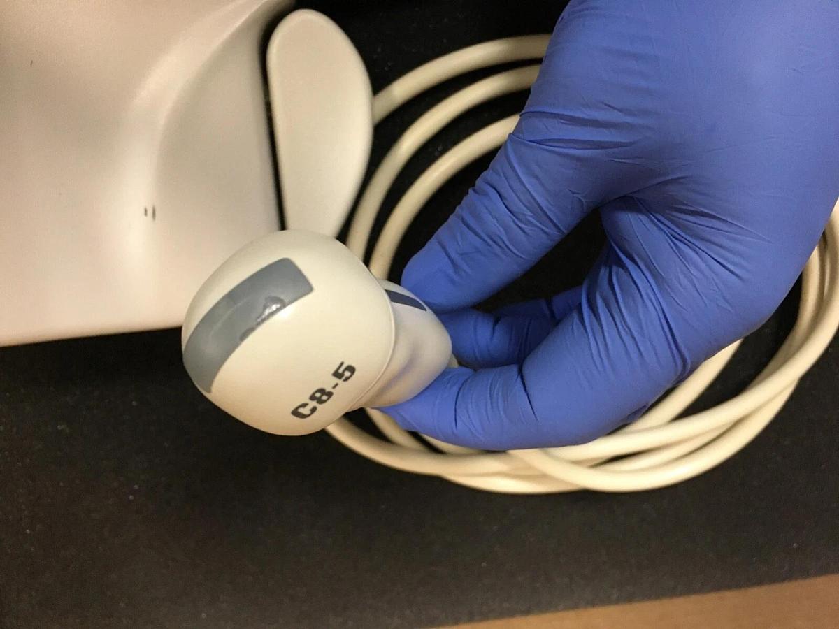 Used Philips C8-5 Transducer Probe Curved Array Ultrasound D4000-0964-02