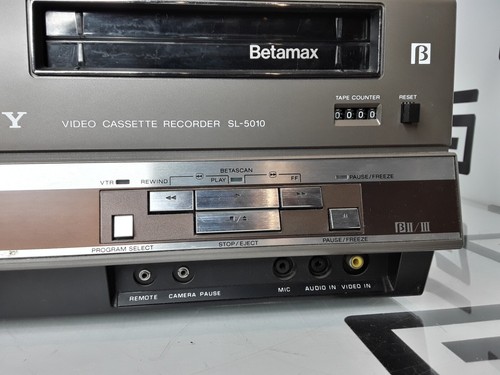 Used Sony SL-5010 Betamax Video Cassette Recorder VCR
