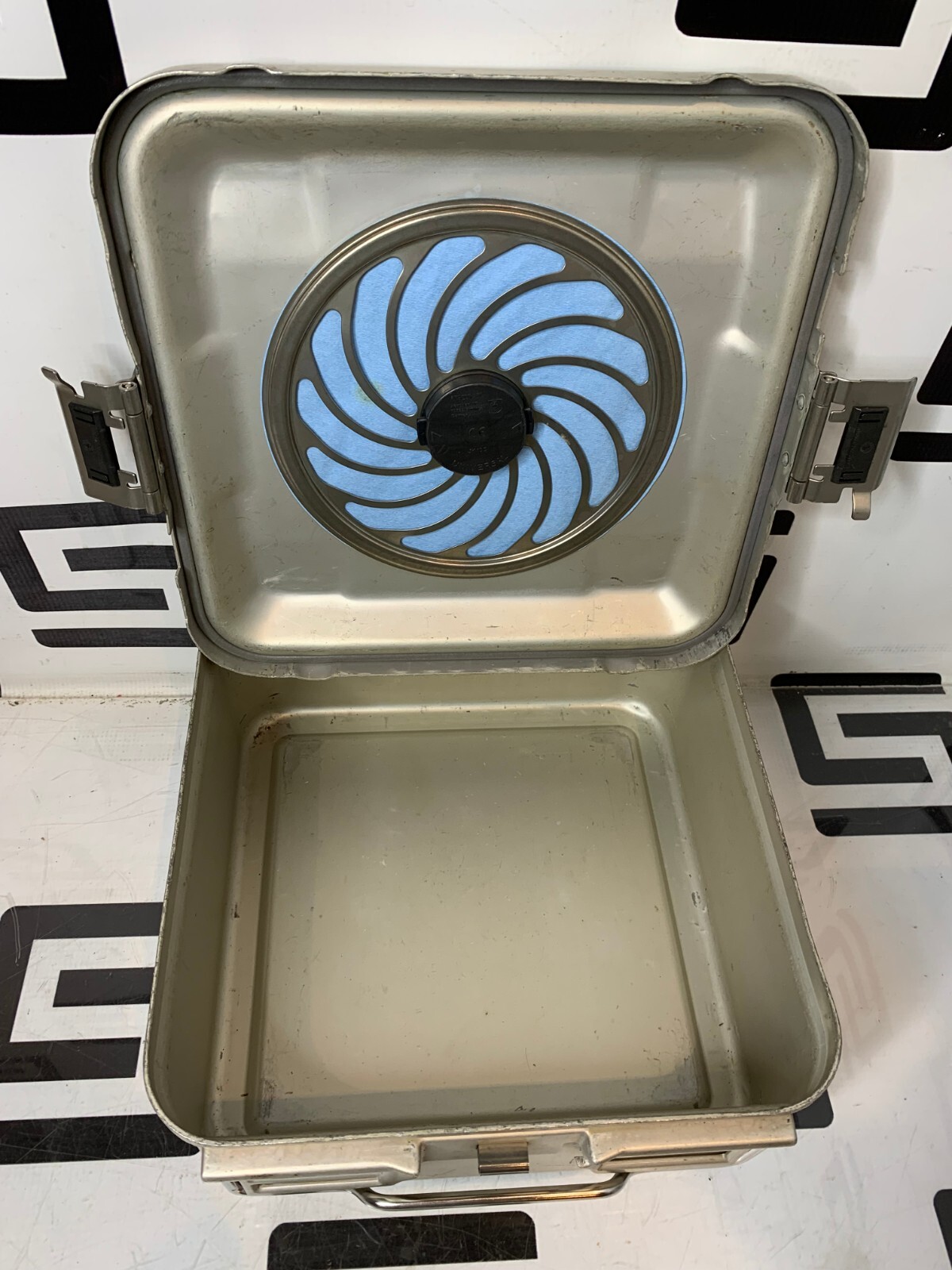 Used Aesculap JK341 Sterilization Container Half Size Sterile  S Bottom 5.5 Lid JK389