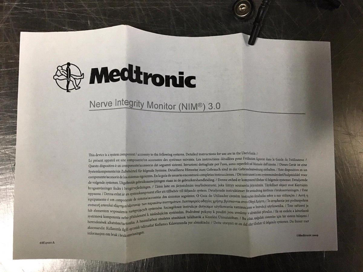 Used Medtronic XOMED Patient Simulator 8252600 Box NIM Response 2.0