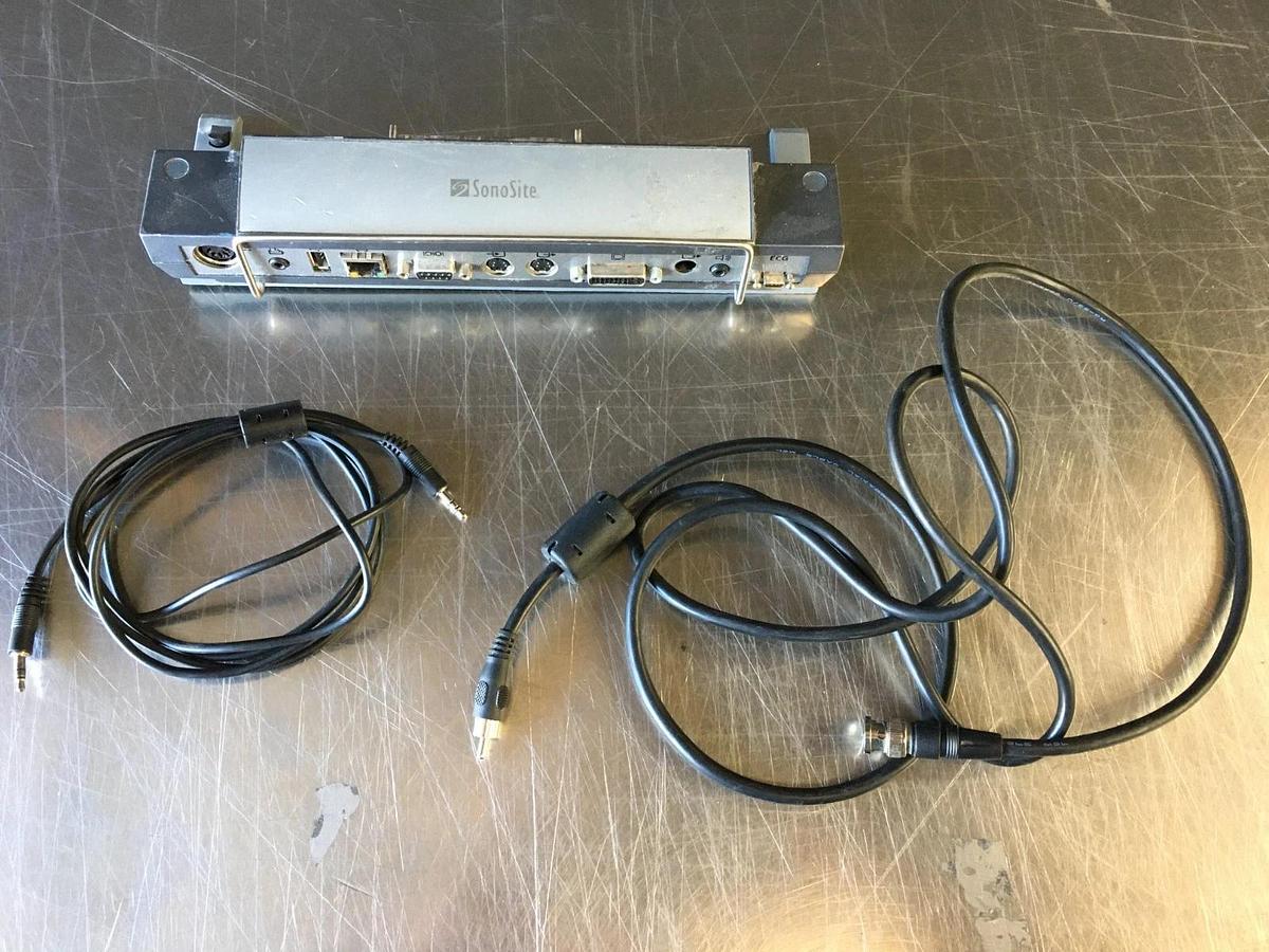 Used Sonosite P10401 M-Turbo Mini-Dock M-Series Docking Station & Cables P10401-01