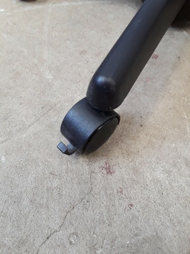 Used Welch Allyn Rolling Mobile Stand Exam Light Cart 48650 FOR 48830 Lite Box