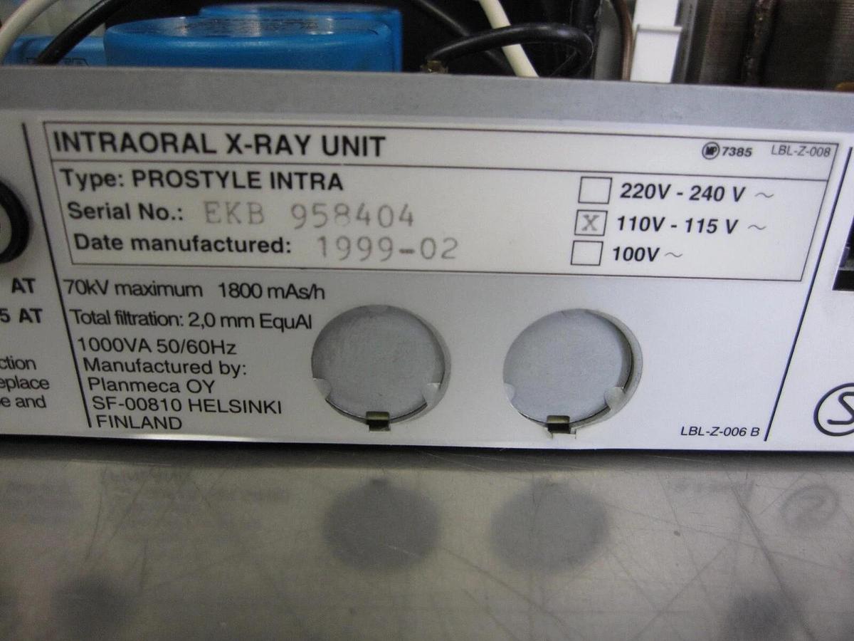 Used PLANMECA INTRAORAL PROSTYLE INTRA ORAL XRAY BITEWING 110V 113-10-01-E CONTROL