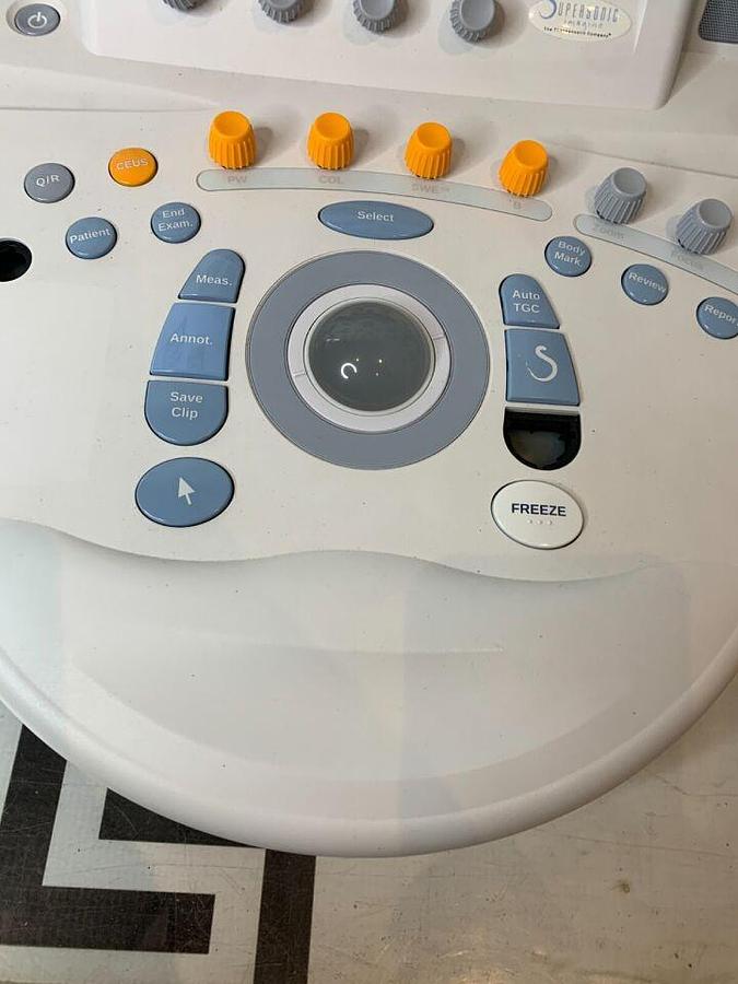 Used Aixplorer Multiwave Ultrasound 0215B04 Control Panel Console