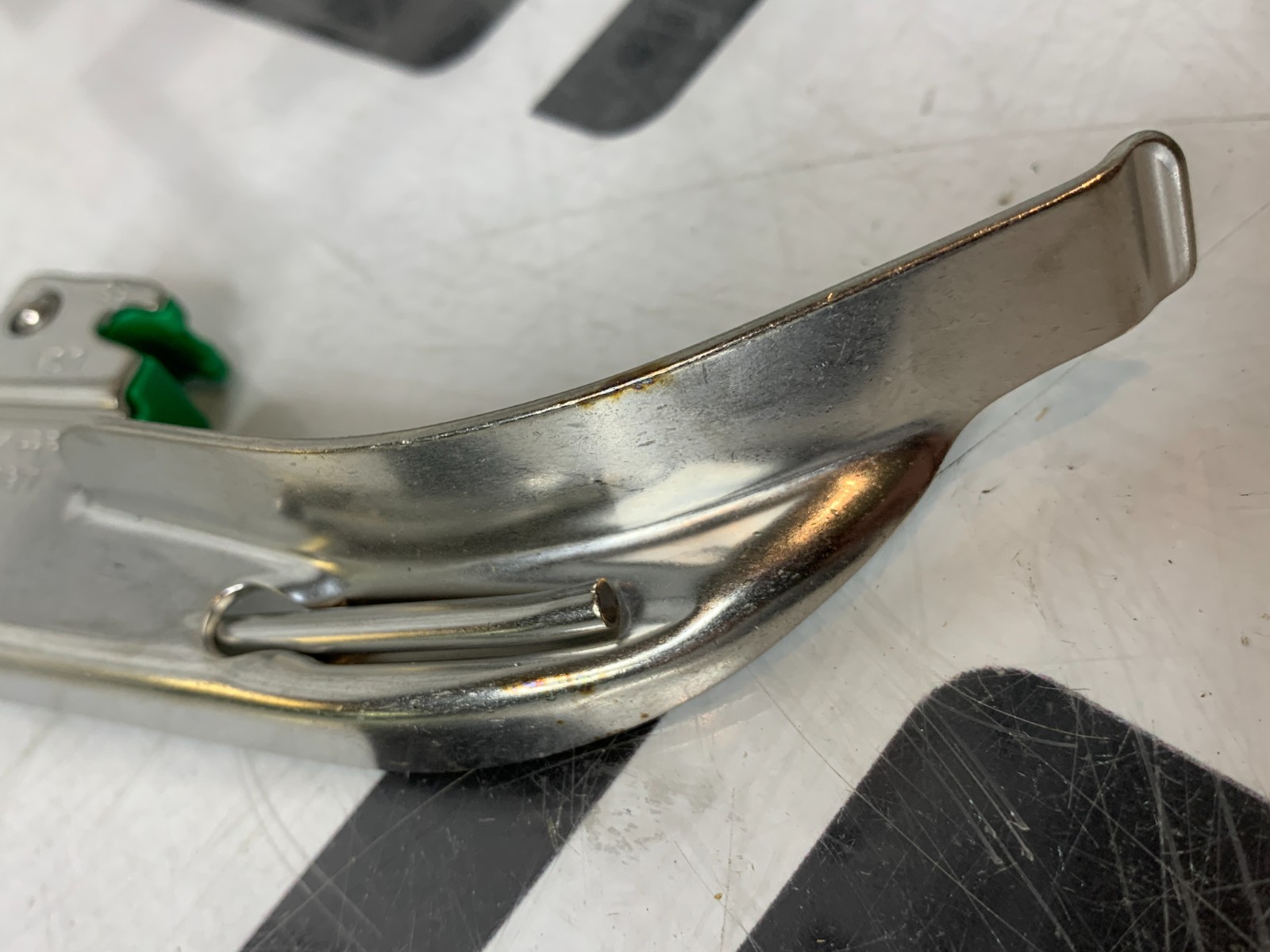 Used Welch Allyn 69063 Mac 3 Fiber optic Laryngoscope Blade SS USA MADE Macintosh 3