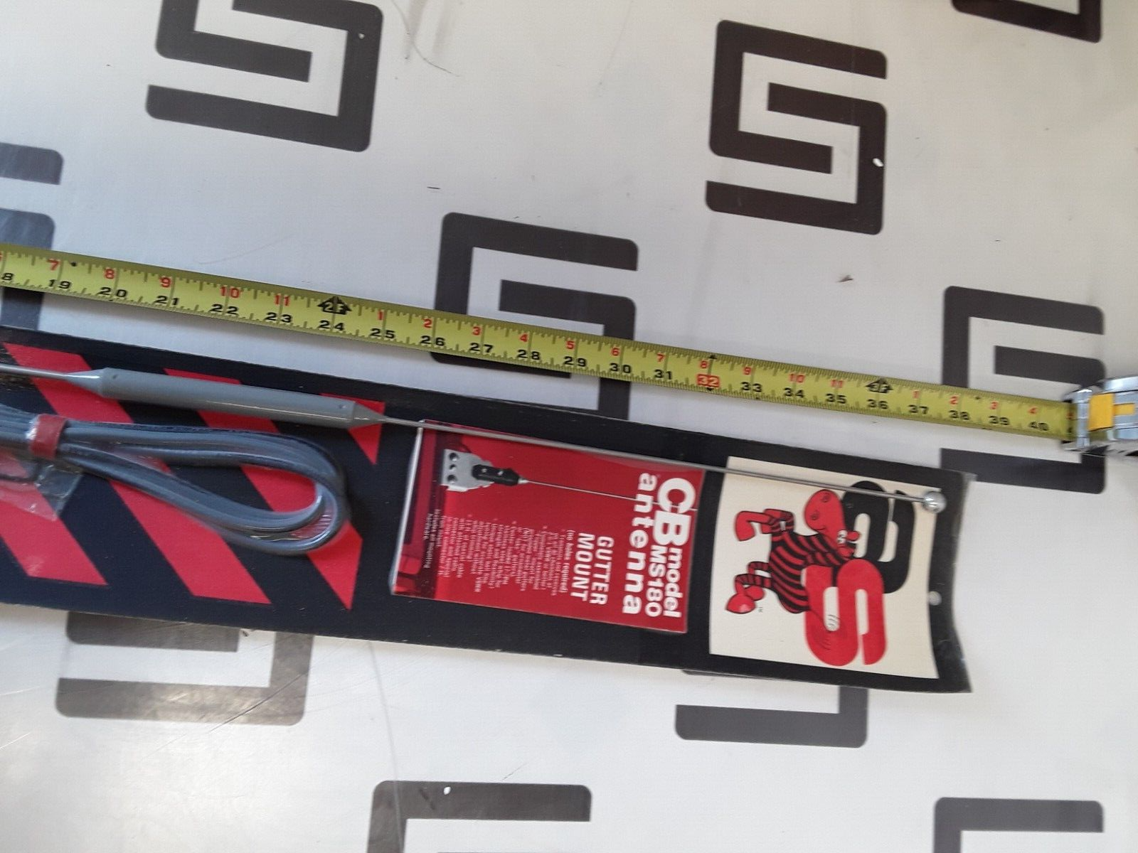 NOS Vtg Antenna Specialists MS180 CB Gutter Mount Kit 40-Channel Ham Radio VSWR