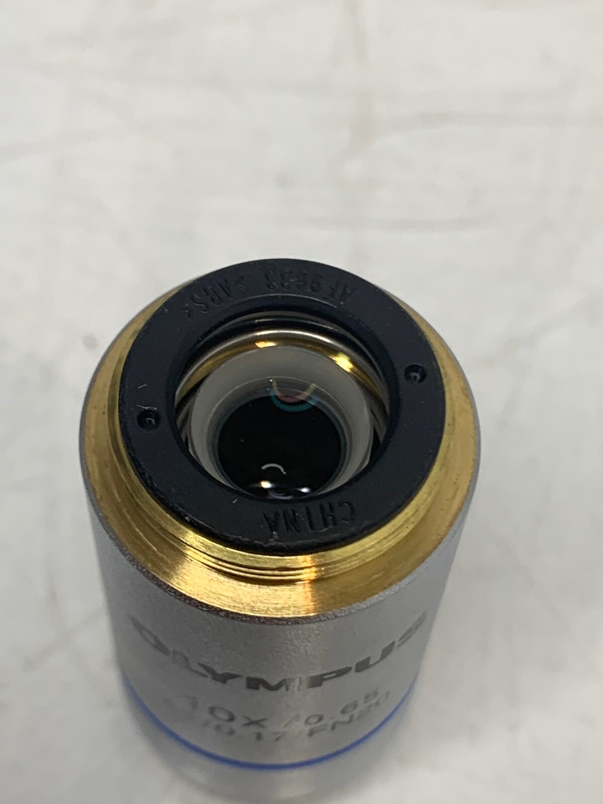 Used Olympus CX22 Plan Objective 40x/0.65 oil FN20 Infinity / 0.17 CX23 Microscope