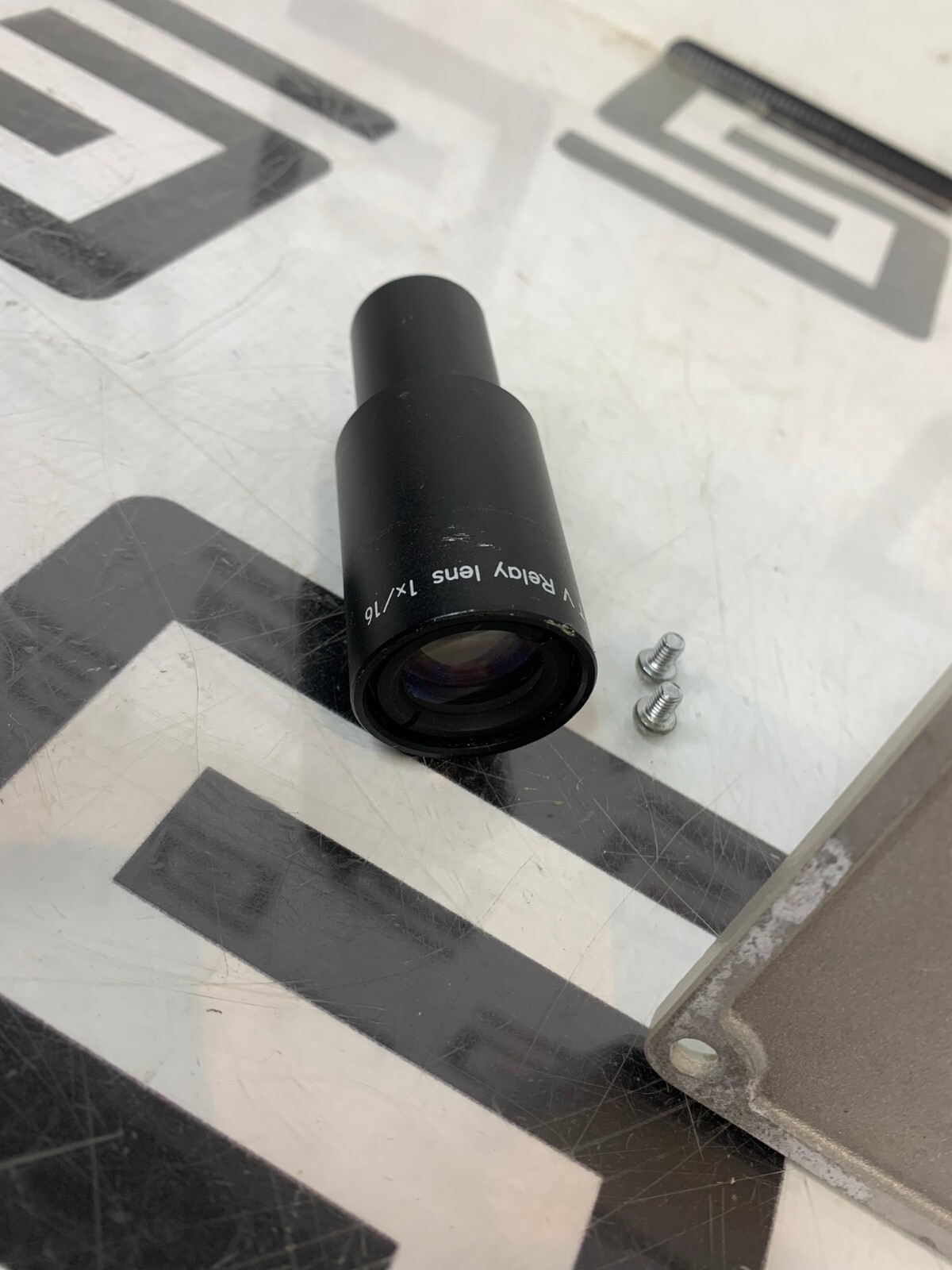 Used Nikon Diaphot Microscope T V Relay  lens 1x/16