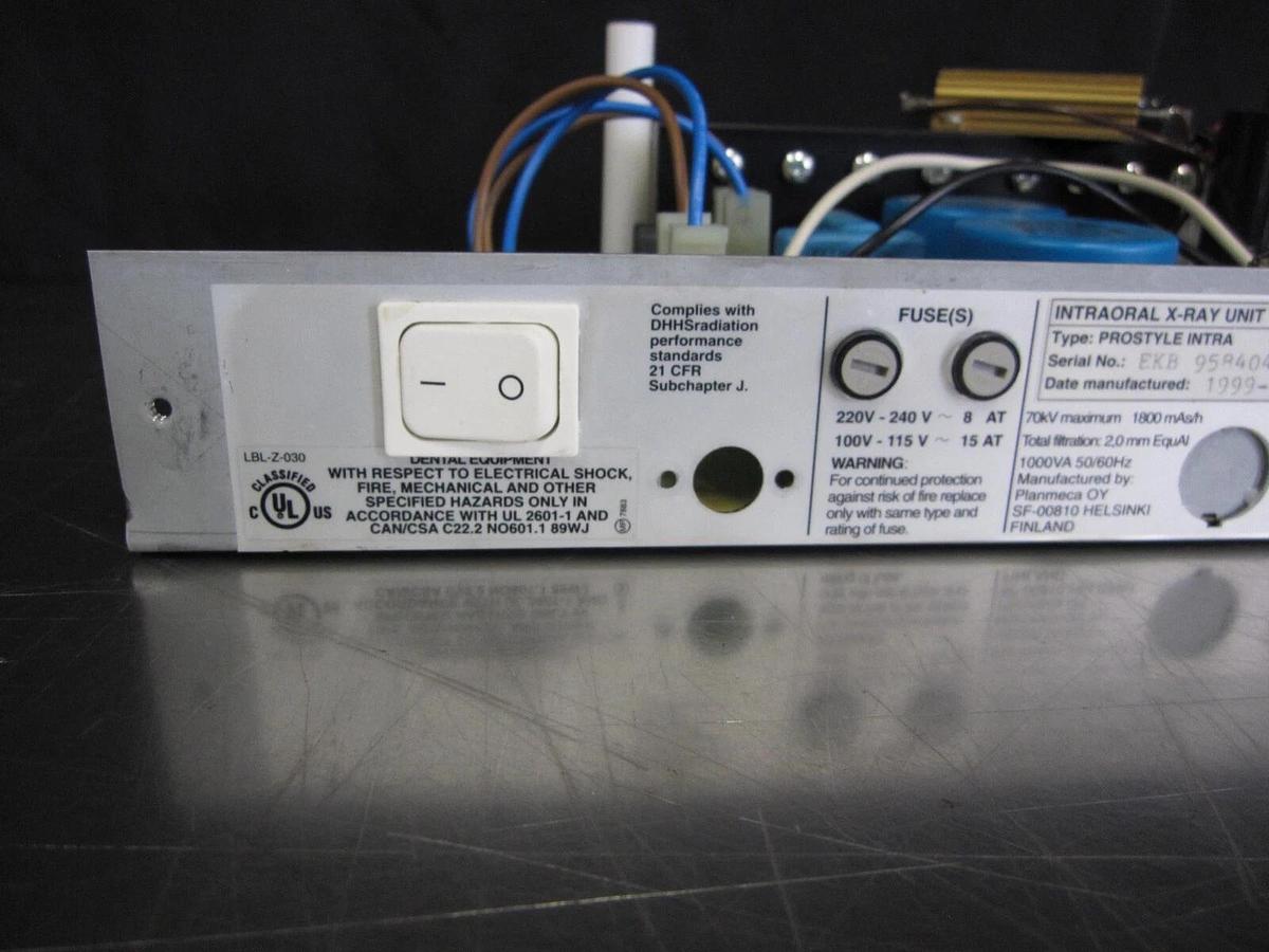 Used PLANMECA INTRAORAL PROSTYLE INTRA ORAL XRAY BITEWING 110V 113-10-01-E CONTROL