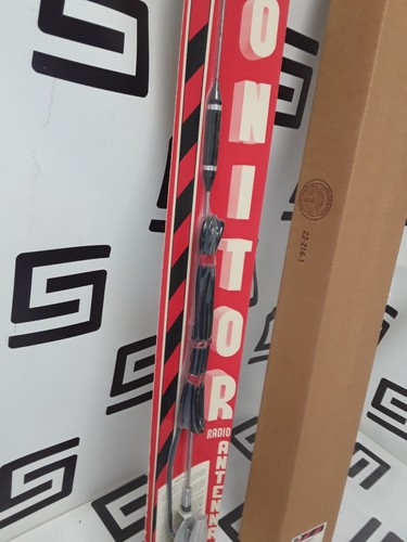 NOS VTG MONR12 Mobile Monitor Antenna Specialist Hi-Lo Band Gutter Clip Mount