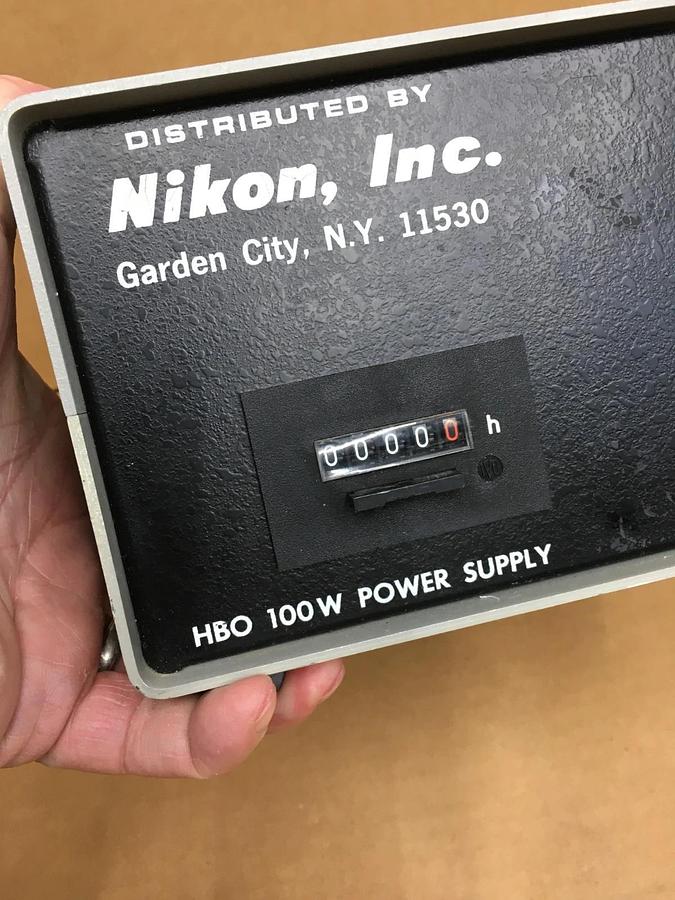 Used NIKON 78591 HBO 100W POWER SUPPLY MODEL MICROSCOPE LAMP POWER SUPPLY