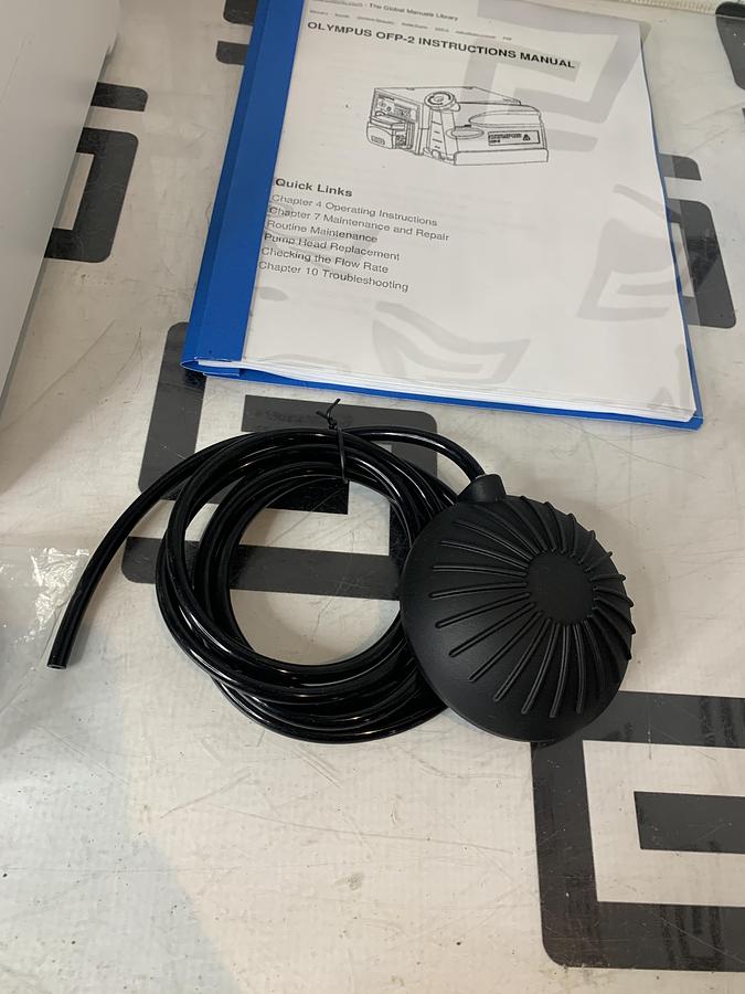 Used Olympus OFP-2 Endoscopic Flushing Pump Irrigation W/ Footswitch TESTED