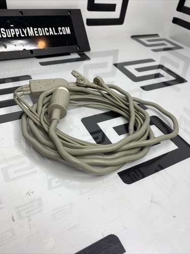 Used HP Philips M1733A One Piece ECG EKG Cable; 03 Leads, SNAP, AHA OEM
