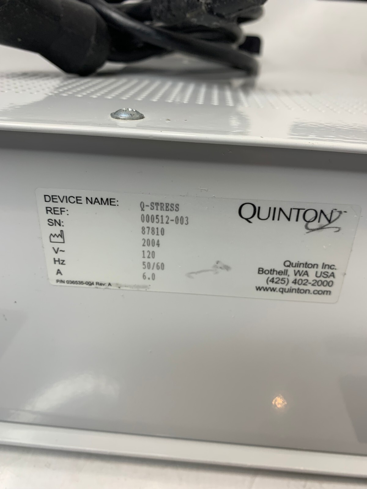 Used Linear Magnetics Quinton 000512-00 Q-Stress Power Supply BB-40114-C 36488-005