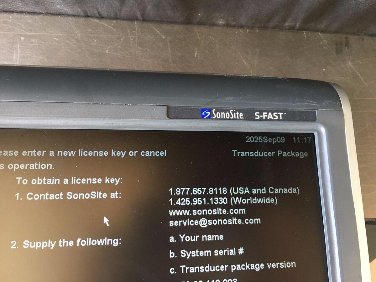 Used S-Fast Ultrasound System PO7578 PO94191