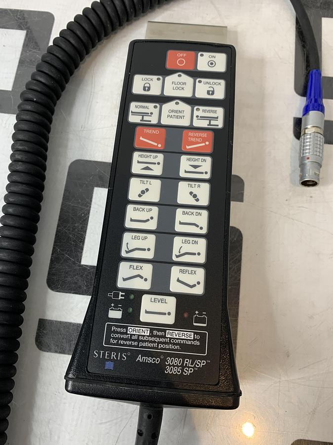 Used Steris 3080 3085 141210-367 Hand Controller Surgical OR Table Remote Control Hermes