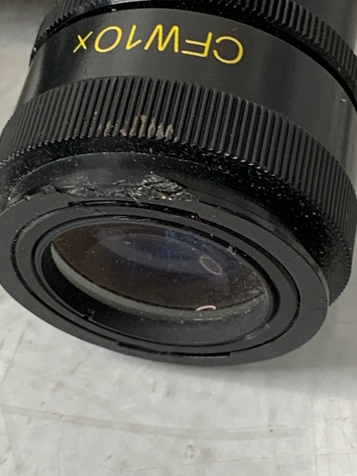 Used Nikon Diaphot Microscope Binocular Tube Head & Eyepieces CFW 10X Headpiece