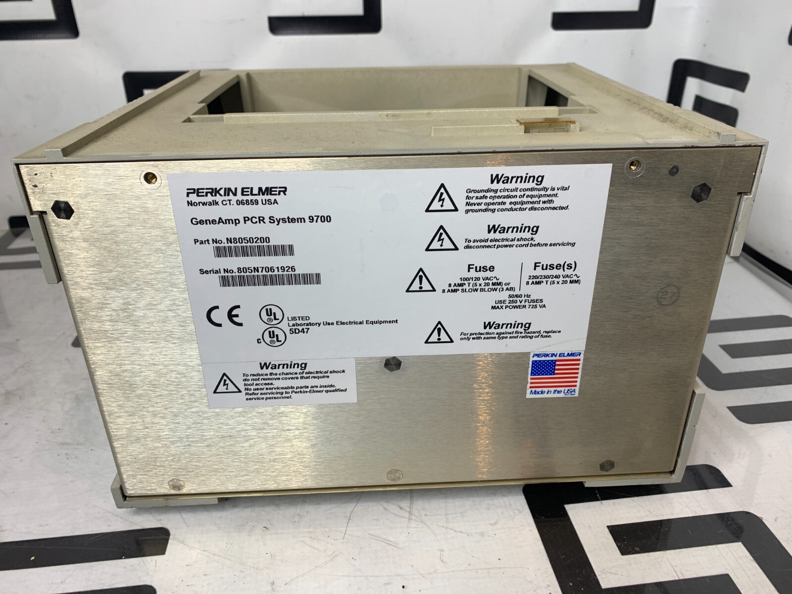 Used Applied Biosystems GeneAmp PCR 9700 System Thermal Cycler N8050200 V  TESTED