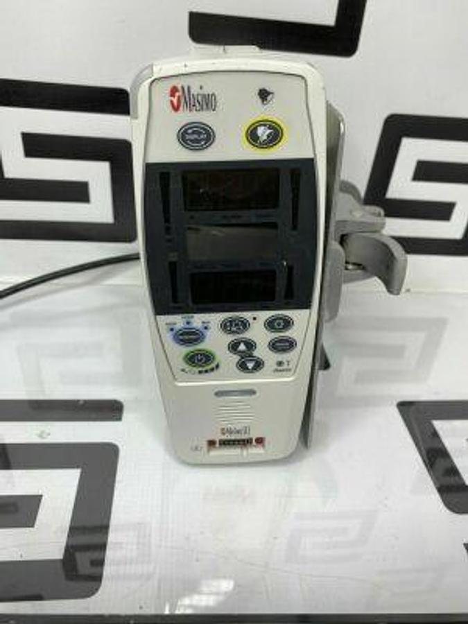 Used MASIMO Rainbow Set RAD-87A Pulse Oximeter Vertical w/ GCX Pole Clamp RAD 87A