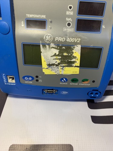 Used GE Dinamap PRO 400 V2 Blood Pressure Monitor 400V2 PARTS DP410N-EN 2013359-005