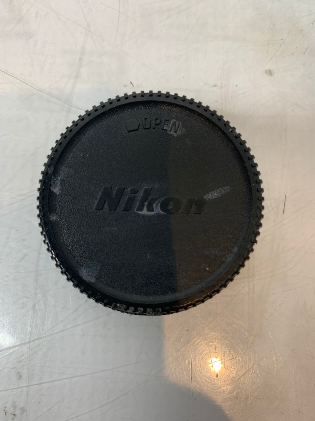 Used Genuine Nikon Diaphot Microscope LF-1 Rear Lens Cap F Mount AF-S AF Ai-S OEM