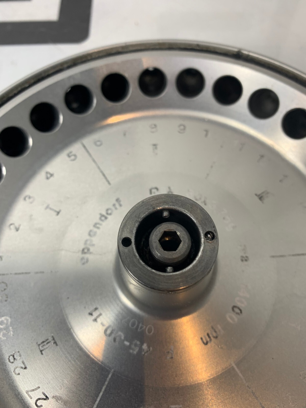 Used Eppendorf F 45-30-11 F45-30-11 30 Position Fixed Angle Rotor 5417R 5417C C