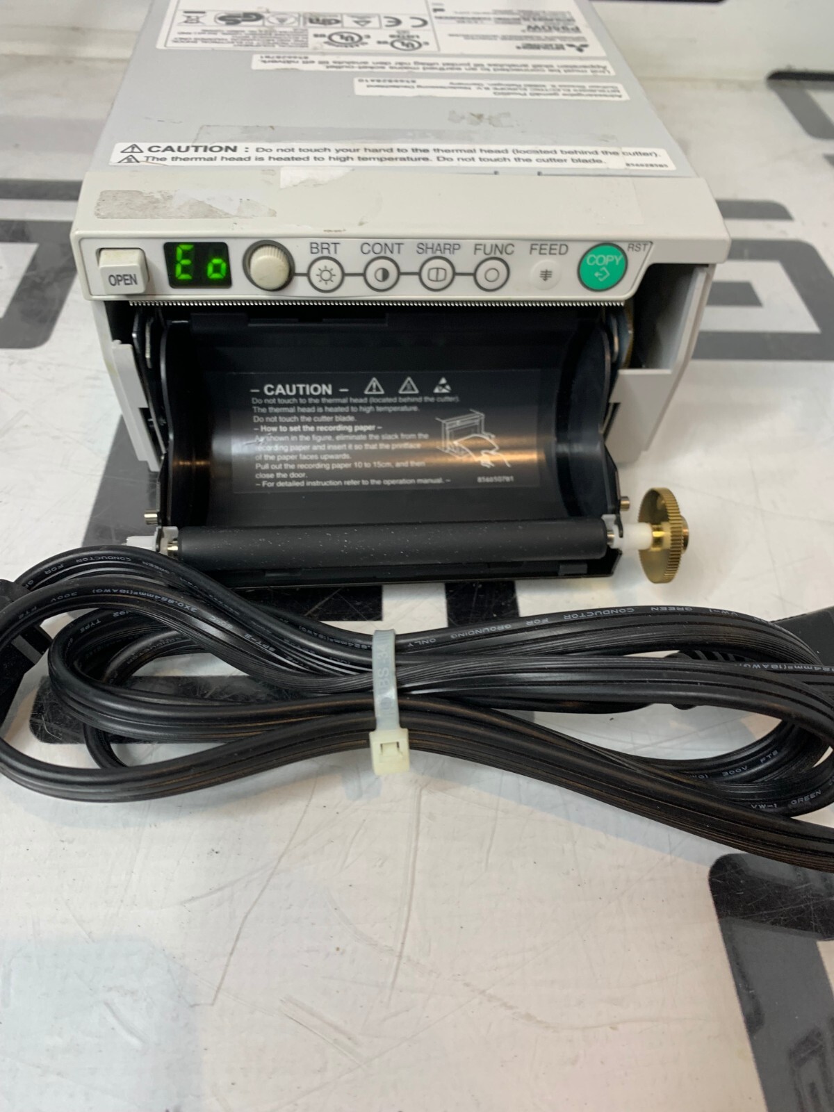 Used Mitsubishi P93W Digital Thermal Printer P93 Video Copy Processor Monochrome B&W