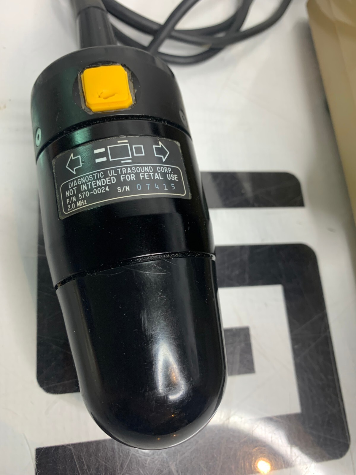 Used Diagnostic Ultrasound BLADDERSCAN BVI-2500 W/ Power Supply & Probe