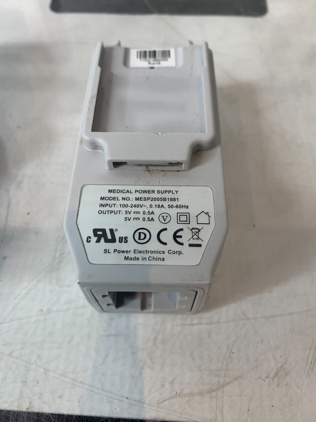 Used Welch Allyn MESP2005A1881N Medical Power Supply 77710 777 Transformer Wall