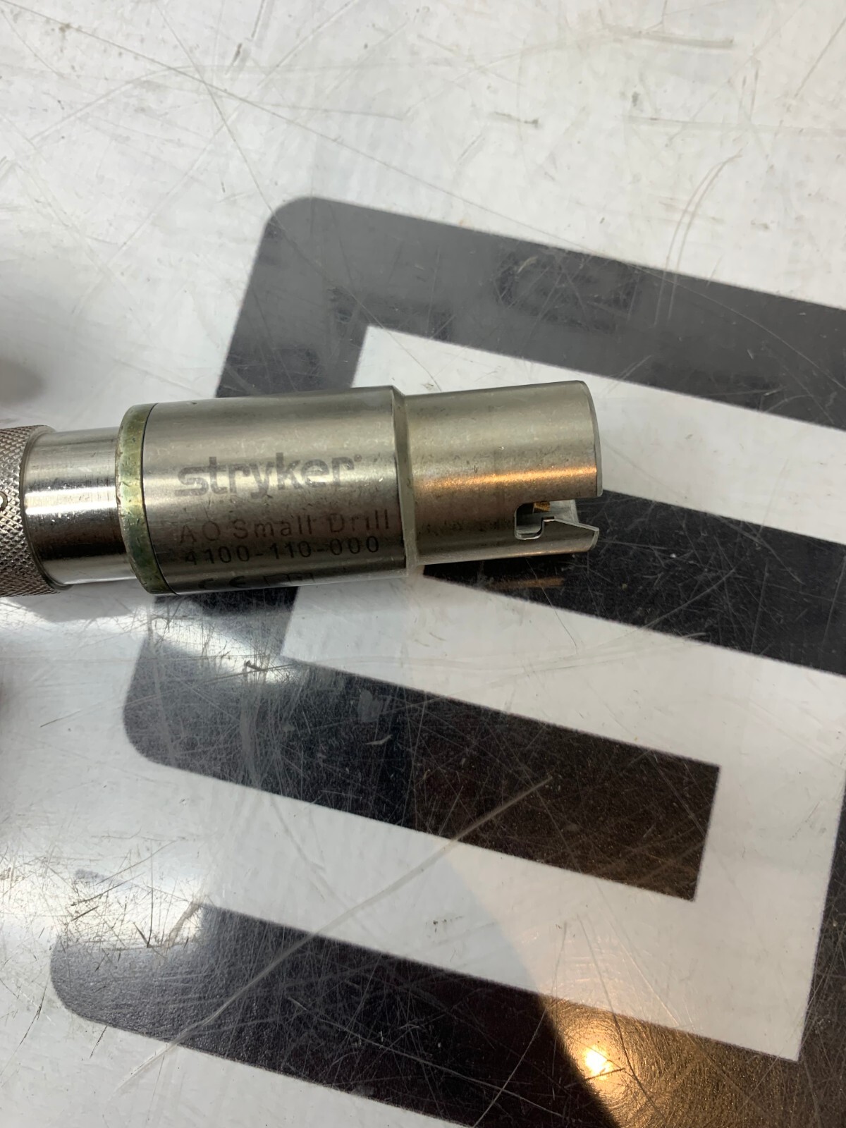 Used Stryker 4100-110-000 AO Small Drill Attachment 3-3/4"   TESTED WARRANTY