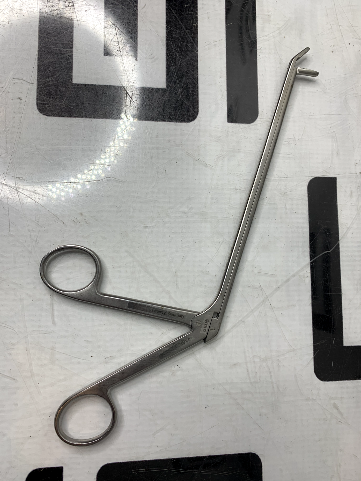 Used Jarit 280-426 Spurling Rongeur 4mm x 10mm Bite, Angled Up WARRANTY