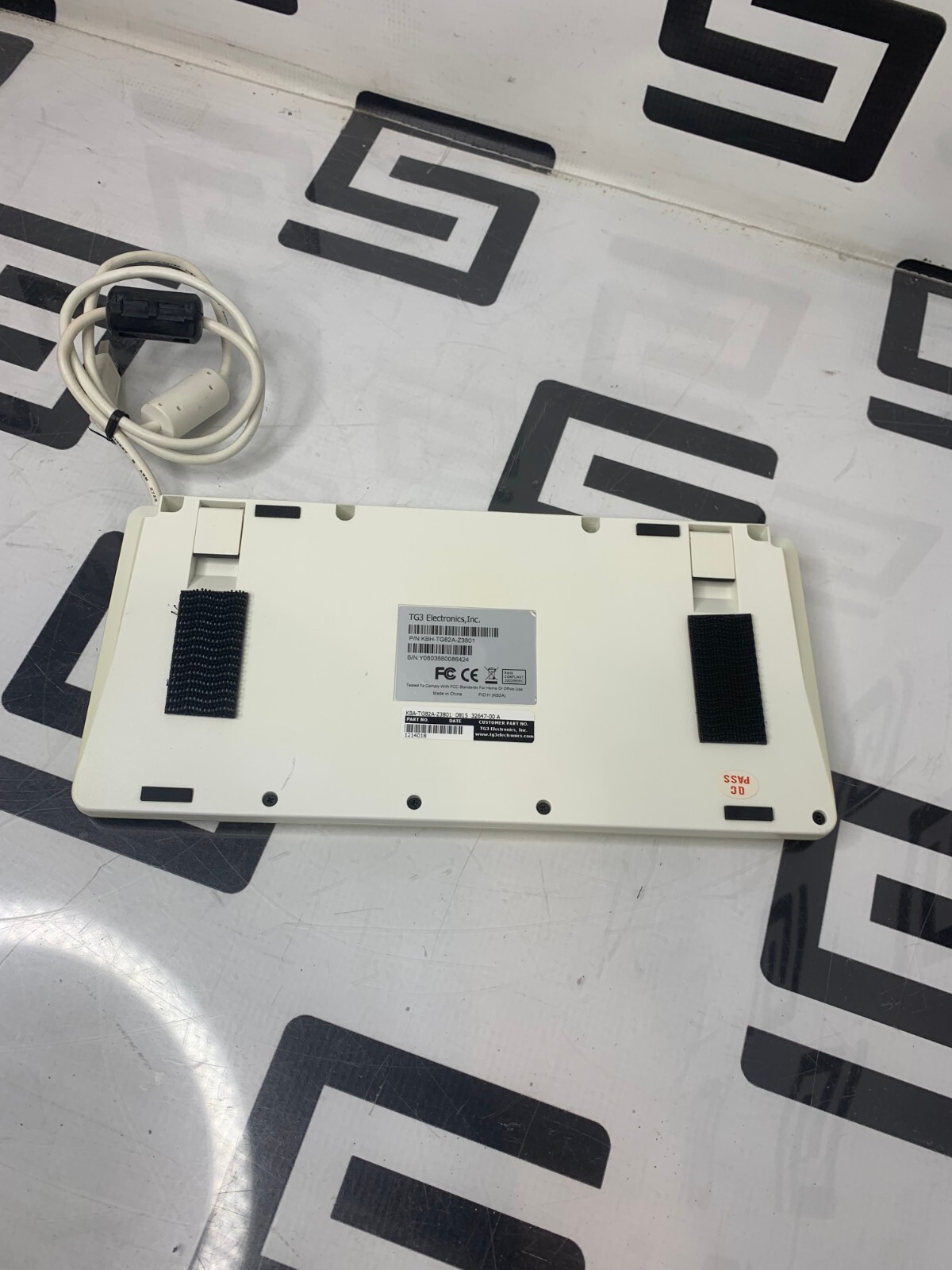 Used Zonare Z.One Scan Engine Smartcart Ultrasound System Keyboard KBH-TG82A-Z3801