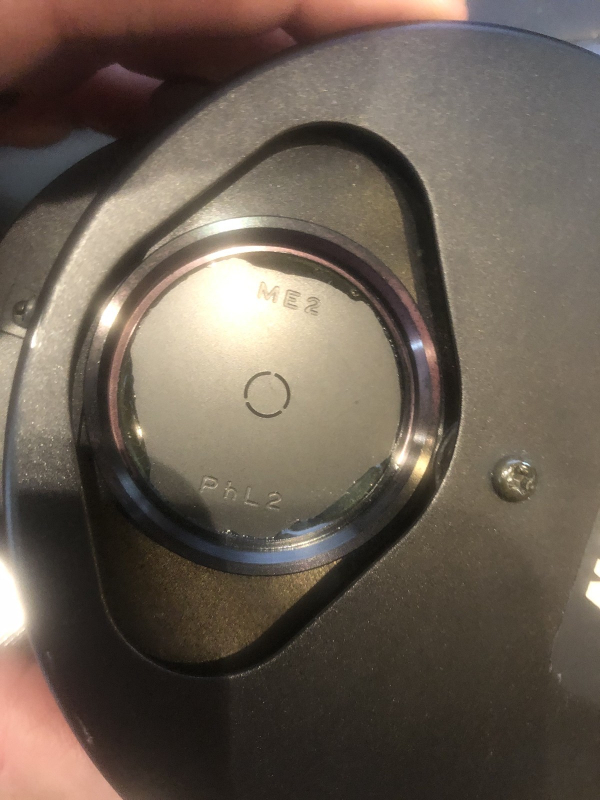 Used Nikon Phase Contrast 2 Condenser ELWD 0.3 & Lens for Diaphot Microscopes