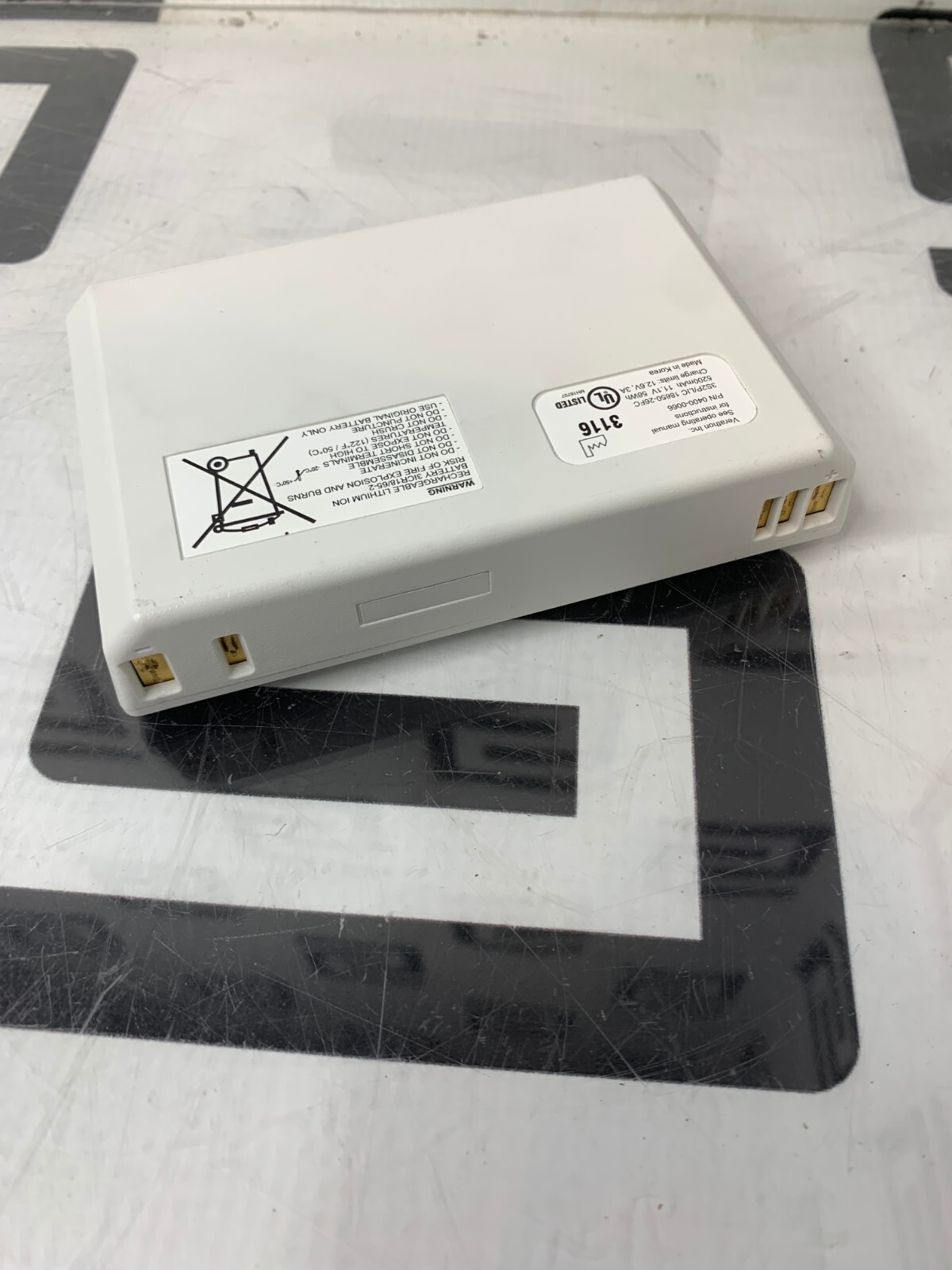 Used Verathon BVI 9400 Battery 0400-0066 BladderScan TESTED / WARRANTY OEM 2016