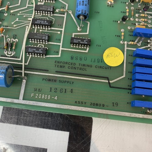 Used Sorvall RC-5B Enforced Timing Circuit Control Power Supply F20808-4 Assy 20809