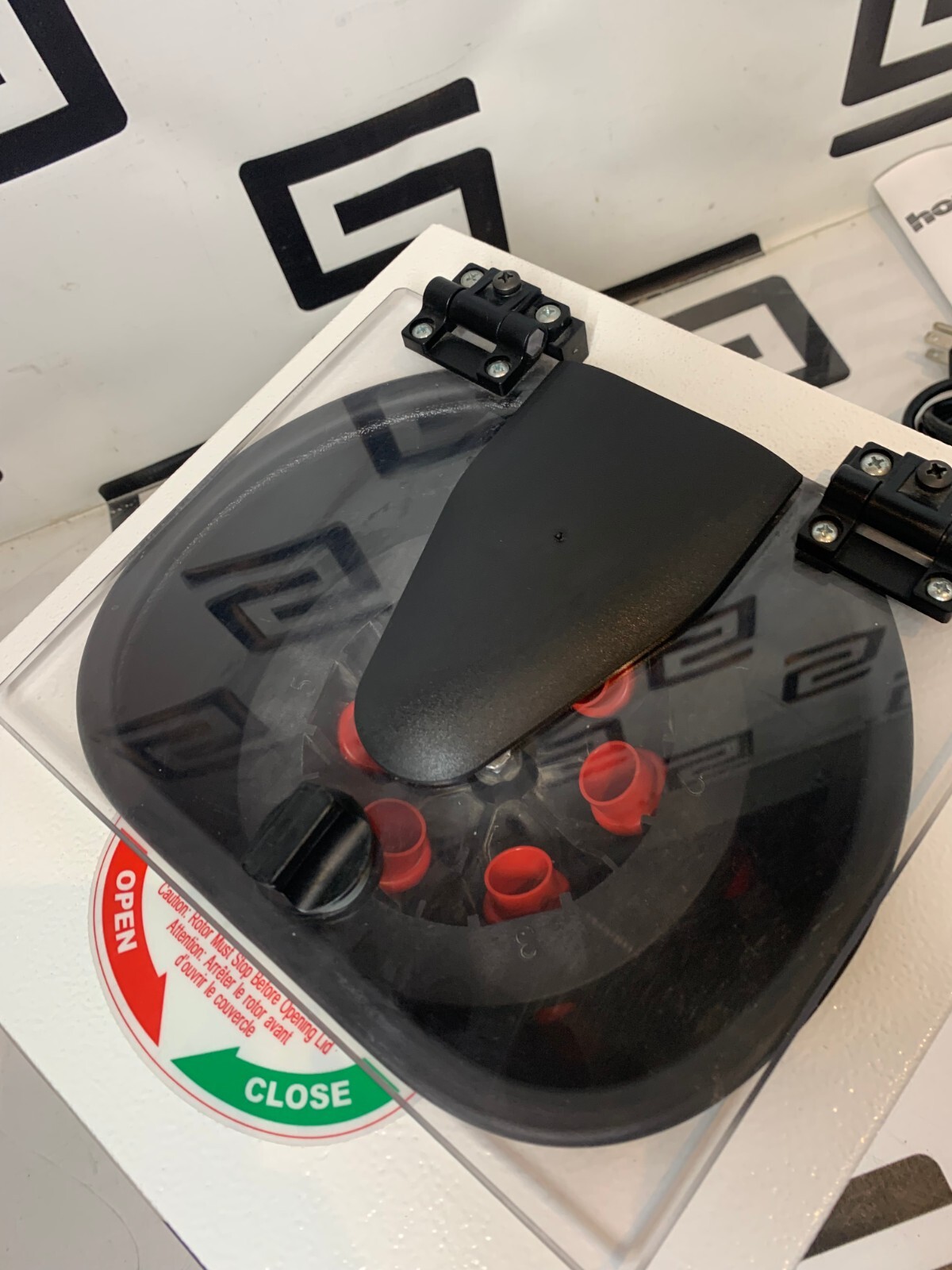 Used Drucker Horizon mini B Model 642B Horizontal Separation Centrifuge Tubes Manual