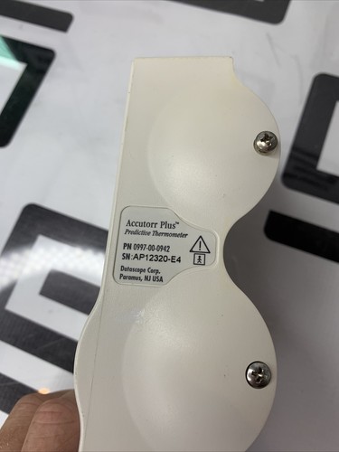 Used Datascope Accutorr Plus Predictive Thermometer Assembly 0997-00-0942 Mindray