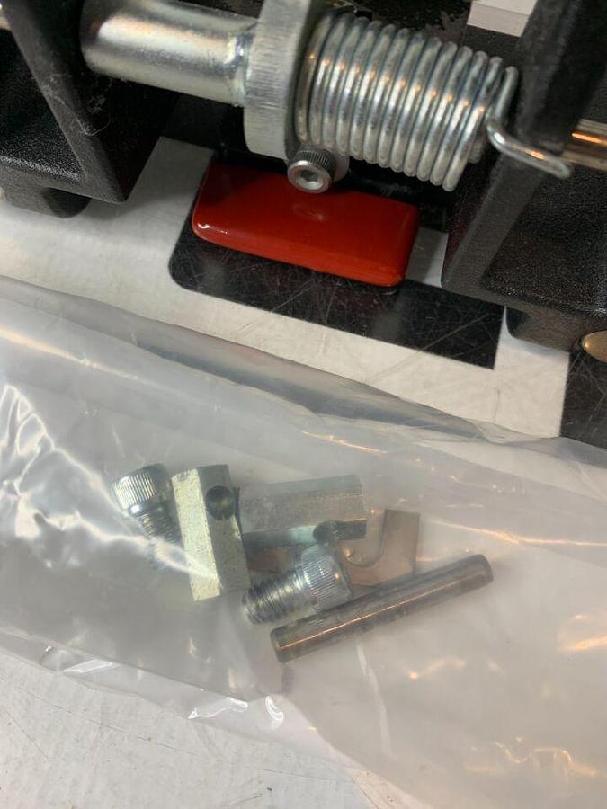 Used Left Rail Side Hinge & Latch Assembly