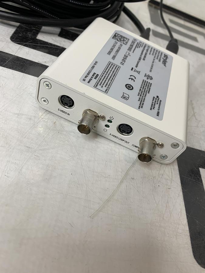 Used Stryker 0240-099-250 S-Video/Composite to HDMI Converter w/ Power Supply & Cables