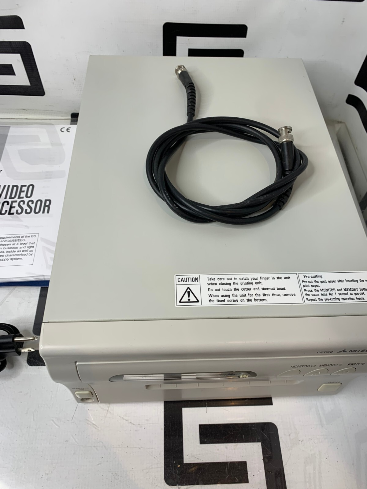 Used Mitsubishi CP700 Digital Color Thermal Printer Parallel CP700UM WARRANTY