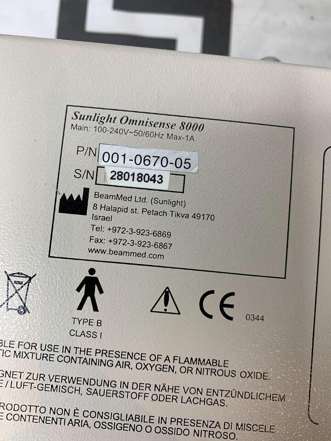 Used PHILIPS Sunlight Omnisense 8000 8000S